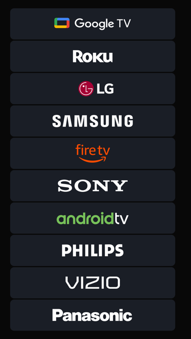 Universal TV Remote · Screenshot