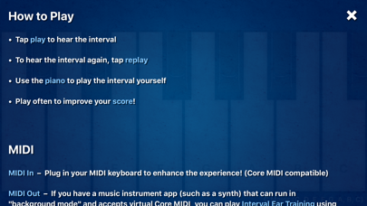 Interval Ear Training Screenshot