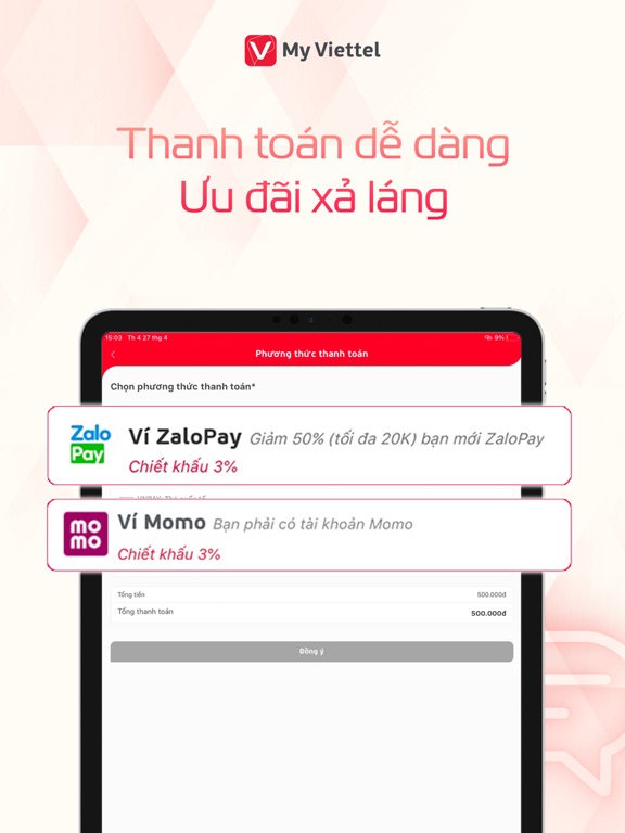 Screenshot #6 pour My Viettel: Tích điểm, Đổi quà