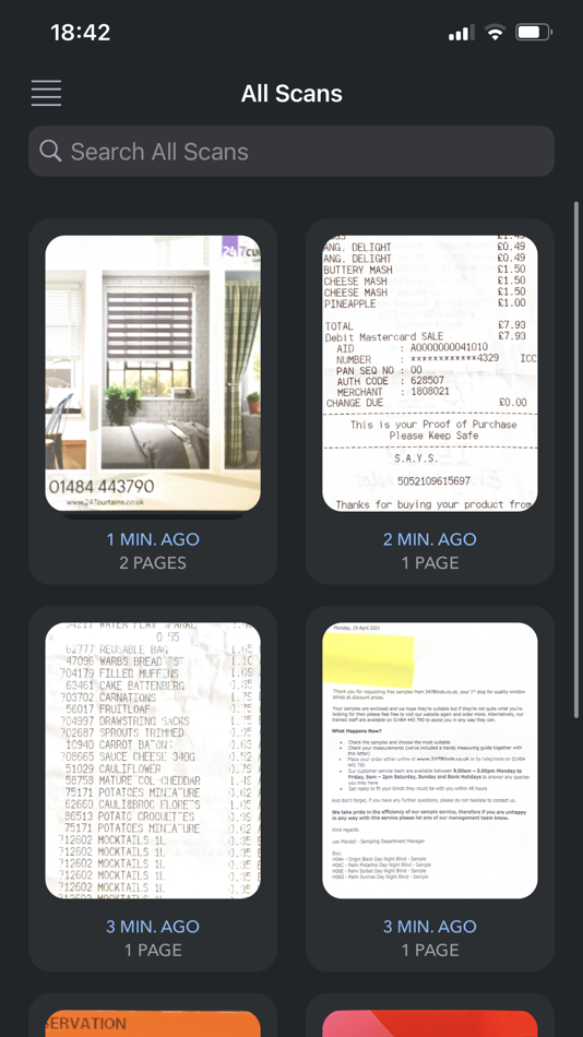 #1. PDF Scanner (iOS) Podle: HurryApp LTD