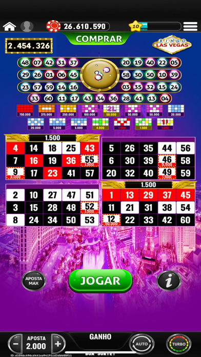 Amazonia Bingo Screenshot