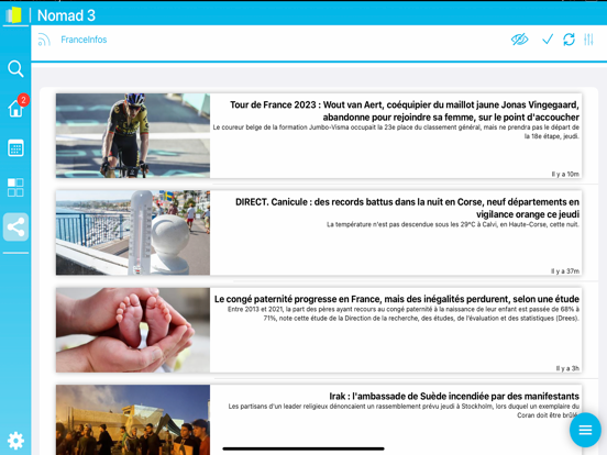Nomad 3 app screenshot