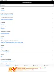 french to english phrasebook ipad capturas de pantalla 1