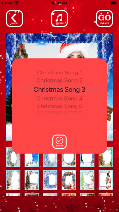Christmas videos and cards Screenshot