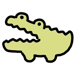 anime crocodile sticker