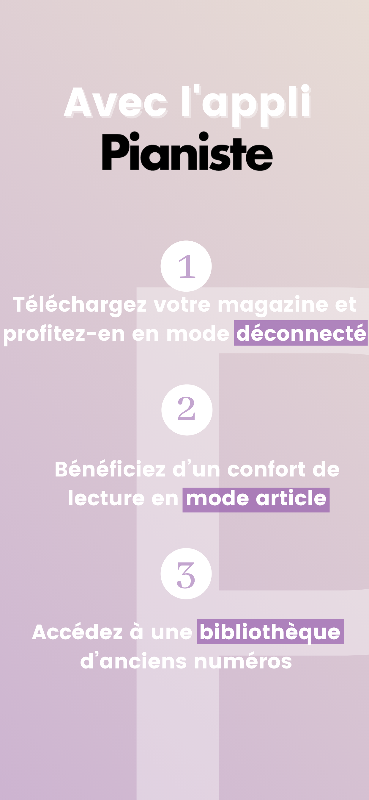 Pianiste - Magazine