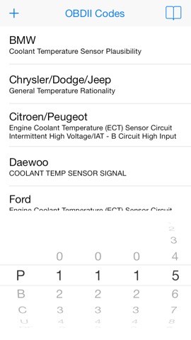 OBDII Trouble Codesのおすすめ画像1