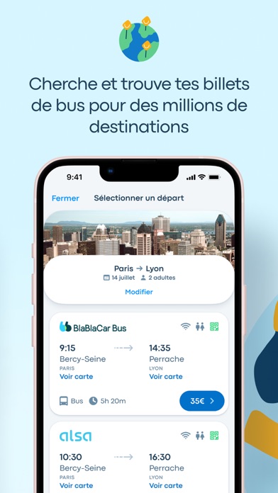 Screenshot #2 pour Busbud: Billets de bus & train