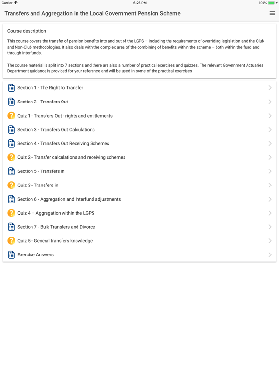 Screenshot #4 pour LGA LGPS Training