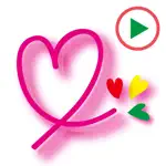 Heart Animation 2 Sticker App Support