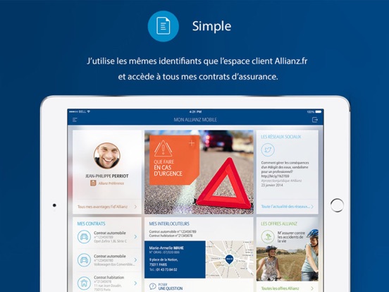 Screenshot #4 pour Mon Allianz mobile