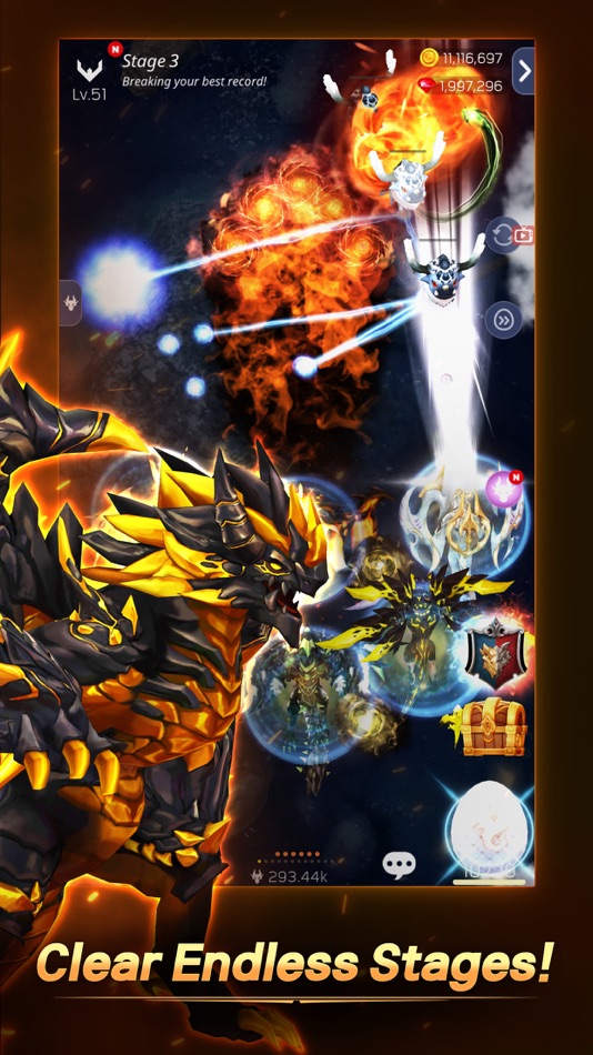 #1. DragonSky : Idle & Merge (iOS) 由: Com2uS Corp.