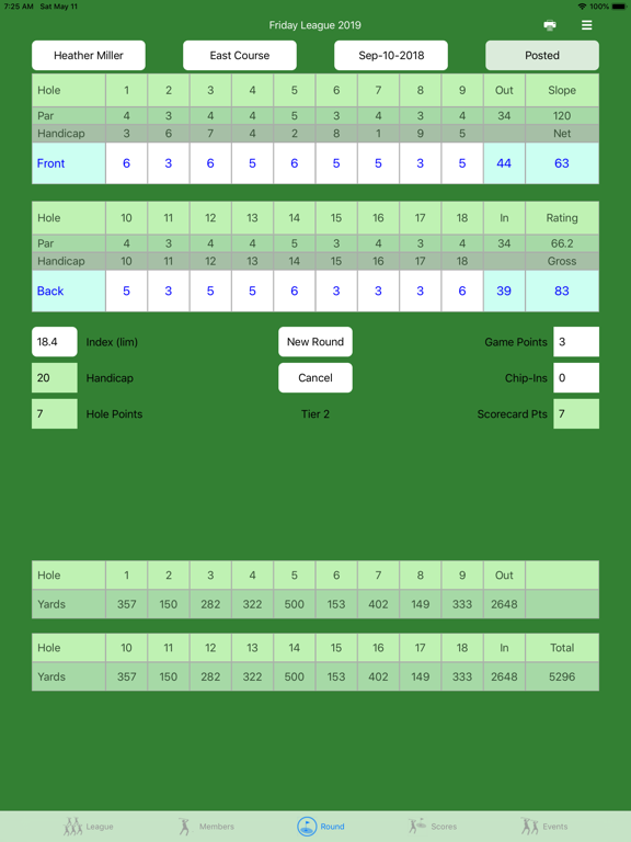 EaGolfe iPad screenshot 5 - Sports app