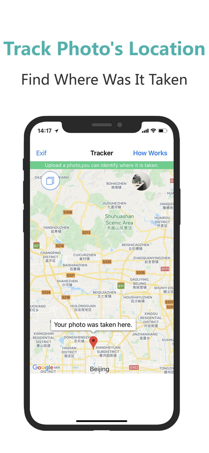 GPS Location Tracker for Photo