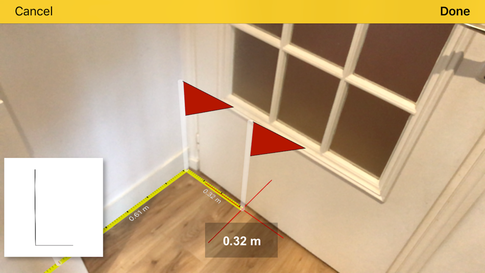 #2. CamToPlan - AR tape measure (iOS) 由: Tasmanic Editions