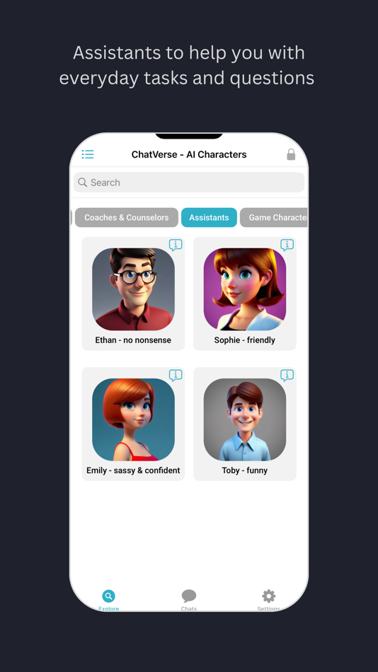 #5. ChatVerse - AI Chat Characters (iOS) 由: Centroid Labs
