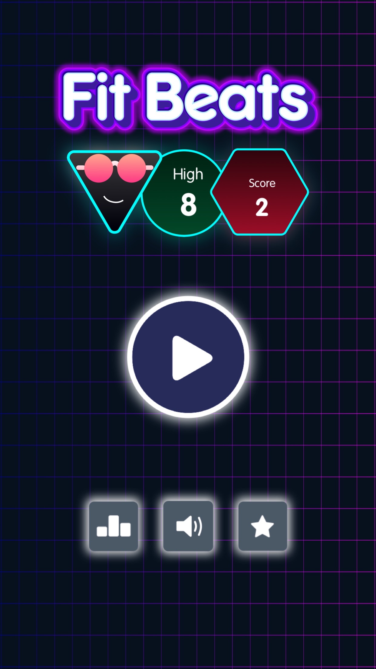 Screenshot do app Fit Beats－EDM Beat Music game