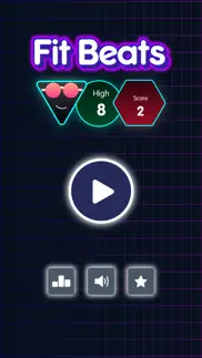 fit beats－edm beat music game iphone screenshot 1