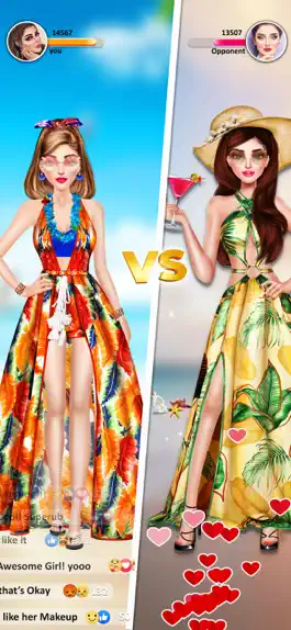 Game screenshot Makeup & Dress Up Beach Game hack