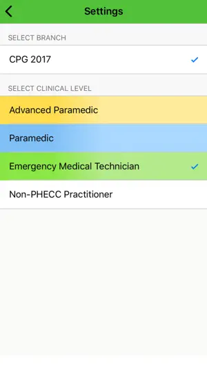 PHECC Field Guide App screenshot 2