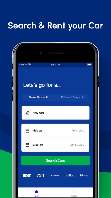 Car Hire・Rental Car Booking Screenshot