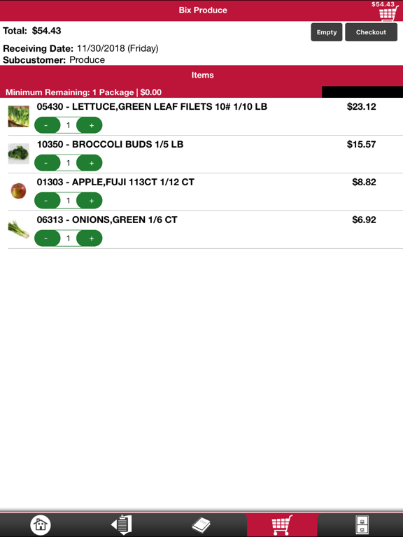Bix Produce Checkout iPad screenshot 4 - Lifestyle app