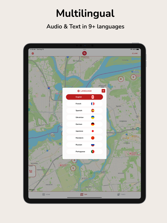 Lady Dive Tours - Map Guide iPad screenshot 3 - Travel app