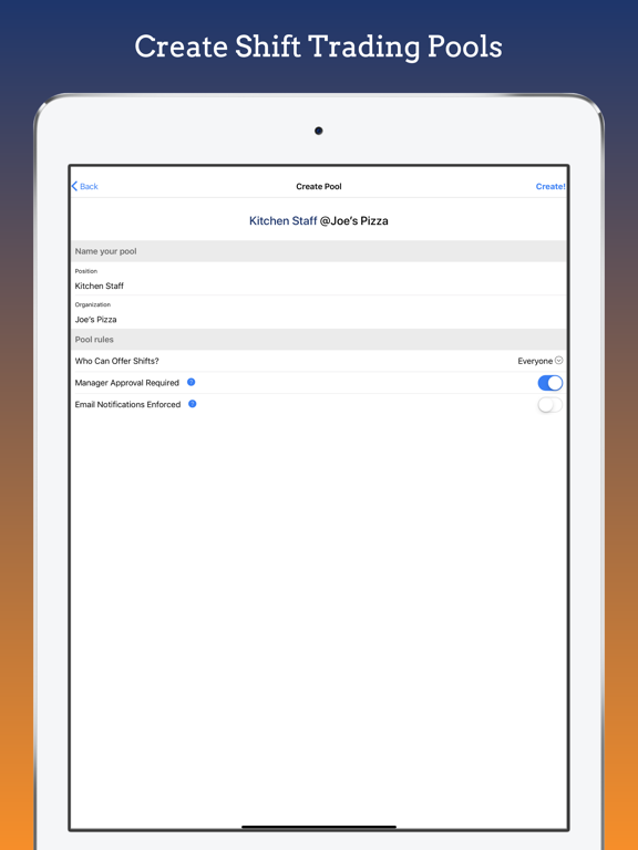 Screenshot #4 pour WorkBlast - Shift Trading