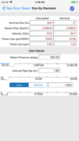HVAC Pipe Sizer Plus screenshot