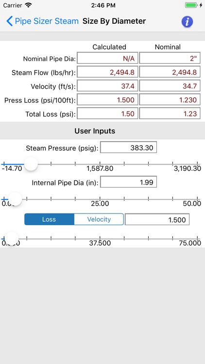HVAC Pipe Sizer Plus screenshot-7