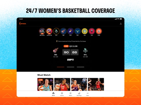 WNBA: Live Games & Scores screenshot 2