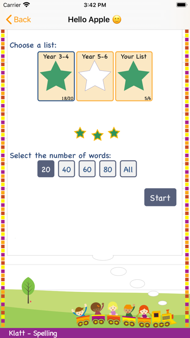 Klatt-Spelling Screenshot