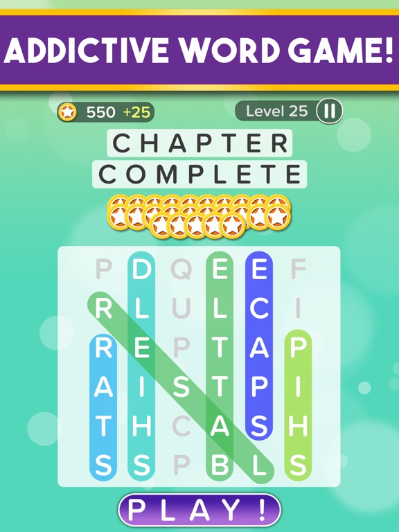 Screenshot #4 pour Word Search Addict: Word Games