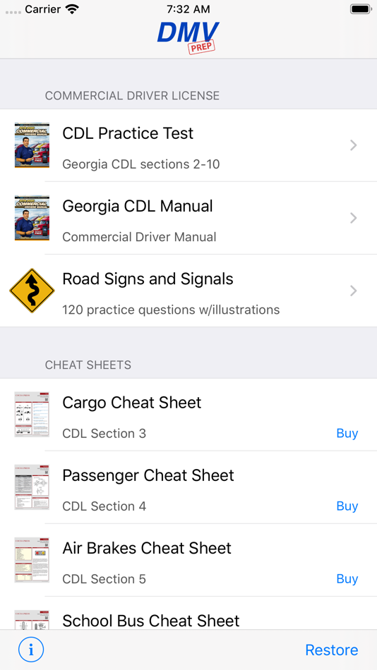 Georgia CDL Test Prep - 6.0 - (iOS)