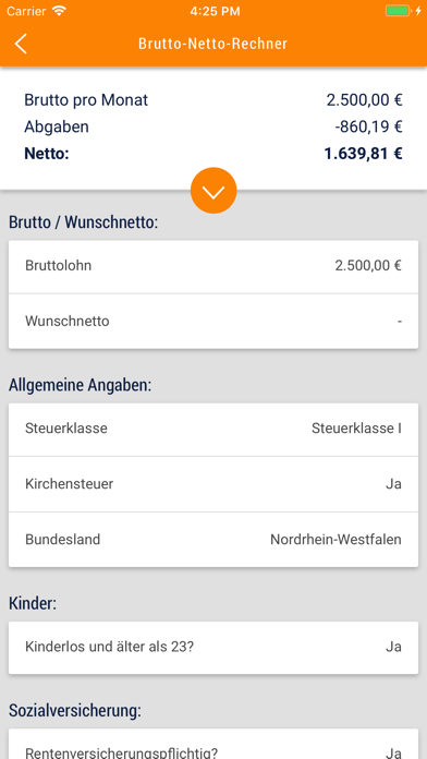 R. Kasior Steuerberater Screenshot