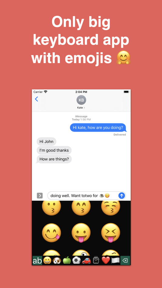 #2. Big Keys Keyboard (iOS) بواسطة: Hassan Hattab