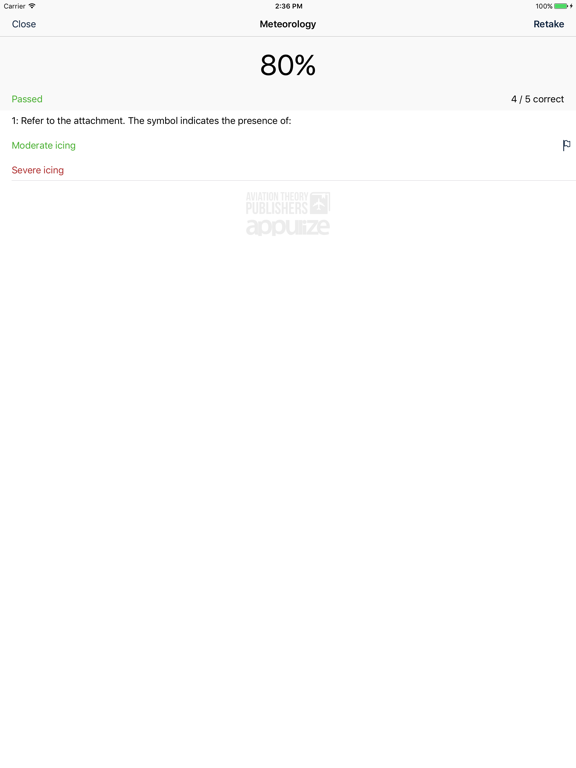 Pilot Question Database iPad screenshot 4 - Education app