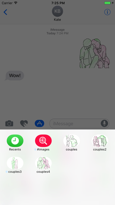 Screenshot #3 pour Couples Sticker 4th