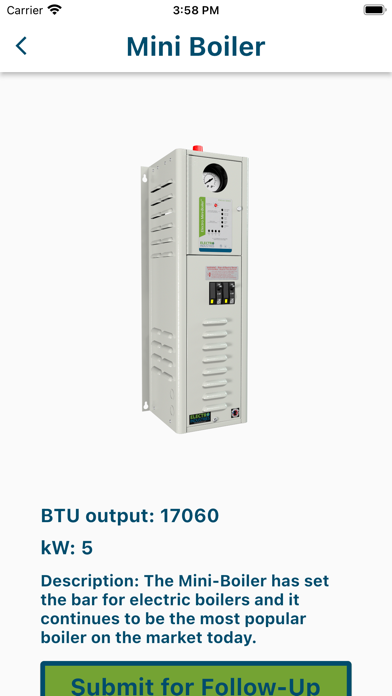 Electro HVAC Calculator Screenshot