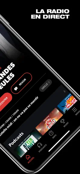 Game screenshot RMC Radio: podcast, actu, foot hack