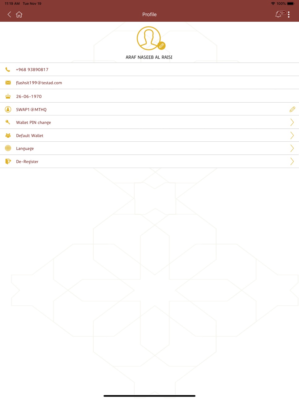 iPad screenshot