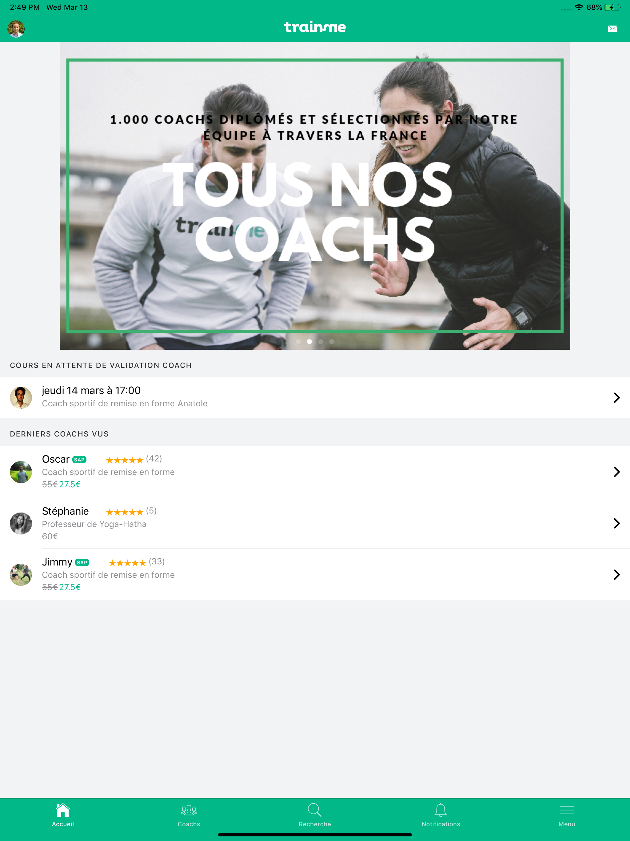 TrainMe - Votre coach sportif screenshot 9