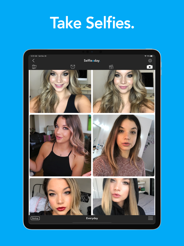 ‎Selfie A Day - Everyday Photo Screenshot