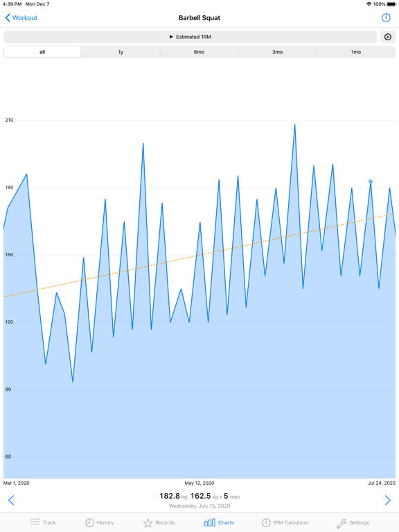 FitNotes 2 - Gym Workout Log iPad screenshot 9 - Health & Fitness app