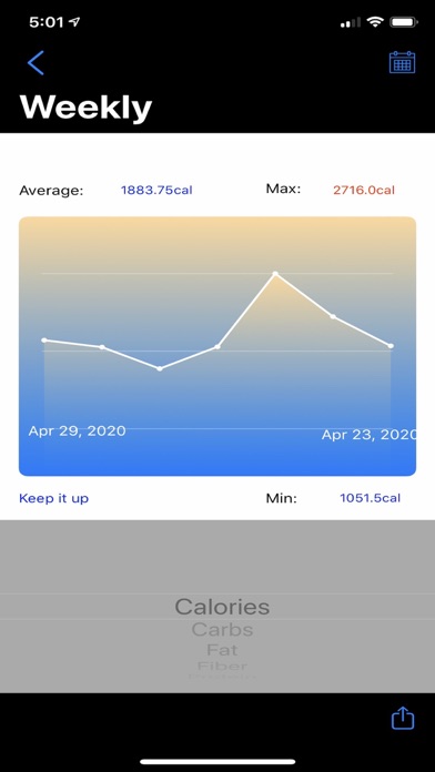 Nutrition+ Screenshot
