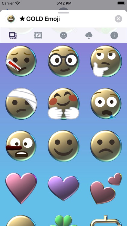GOLD Emoji • Stickers screenshot-8
