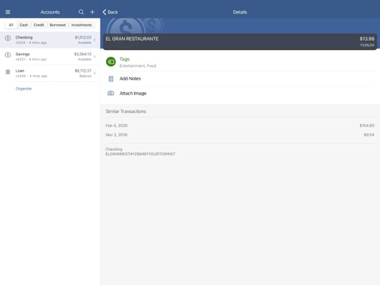 Groton Bank iPad screenshot 3 - Finance app