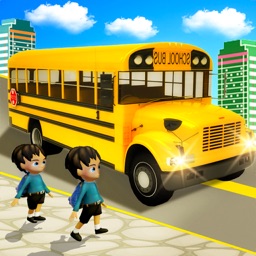 3D City School Bus Simulator