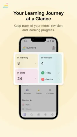 Game screenshot Cuenote: Notes, Study & Revise apk