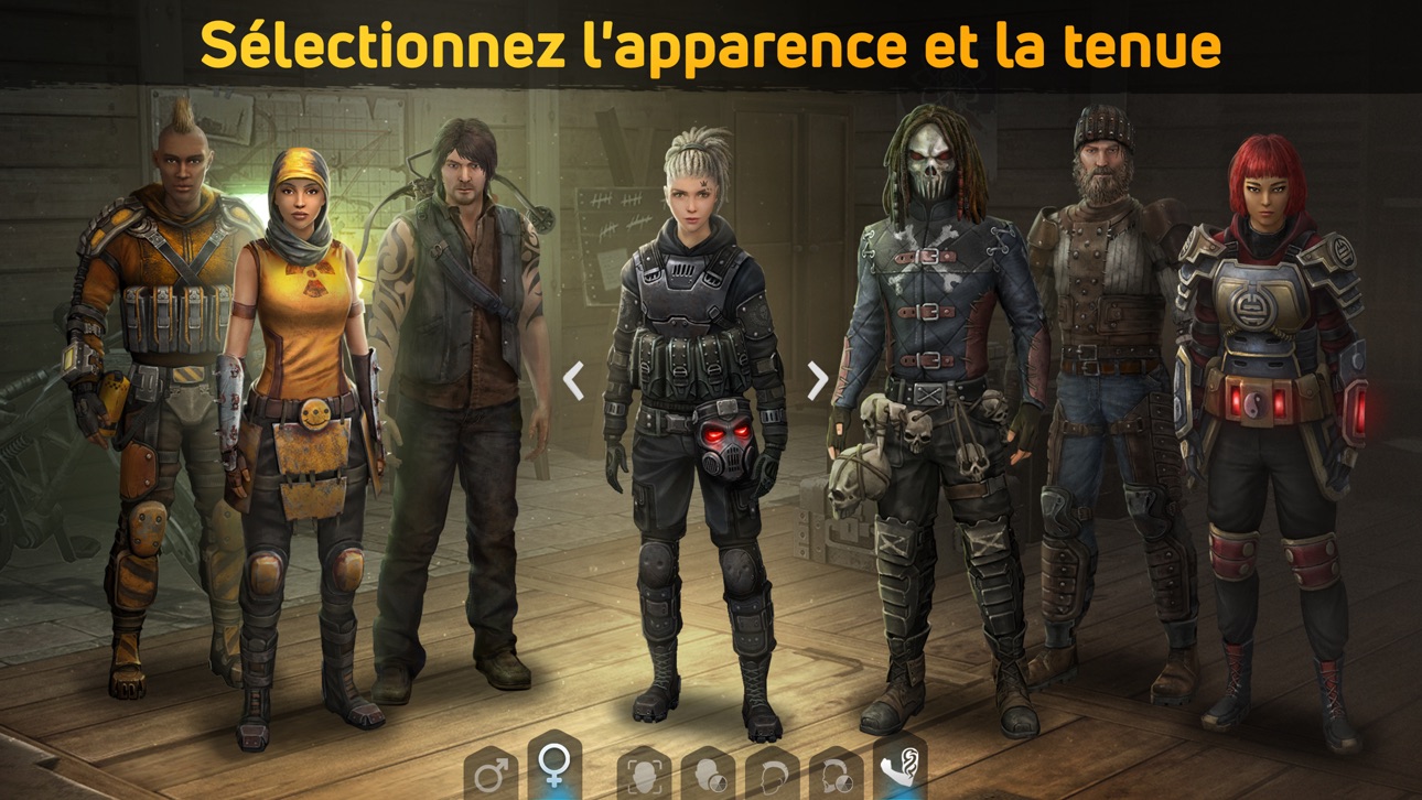 Dawn of Zombies: Survival Game iOS Mod IPA screenshot 2 - iOS game interface